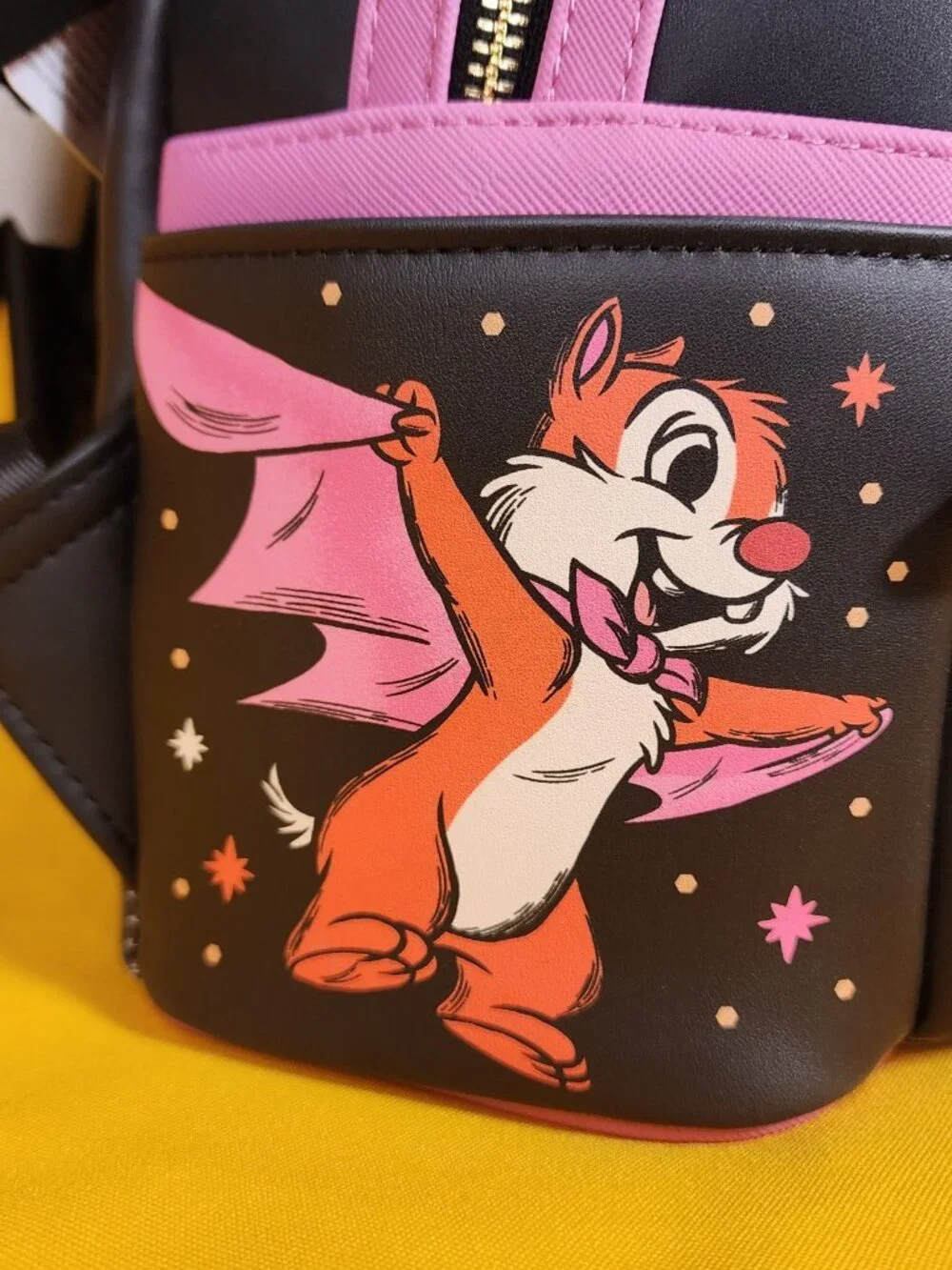 Loungefly Disney Chip N' Dale Bat Costume Halloween Pumpkin Mini Backpack NEW